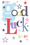 This spirited good luck card captures the essence of encouragement found in South Harrow, where new beginnings are celebrated with both words and flowers. The 'Good Luck' message comes alive in oversized, pastel-blue letters that meet deep reds, mossy greens, and sumptuous purples-each character thoughtfully arranged like a florist curating a bespoke bouquet. Stars in navy, lilac, and zesty lime dot the pristine white surface, recalling the twinkle of possibility that lights up unexpected moments. The tactile delight of the smooth cardstock mirrors the quality you'd expect from a local South Harrow Florist delivery. Ready to slip into a congratulatory bouquet for a friend's new city job or a student's exam milestone, this card radiates the heartfelt optimism that defines the community-sending not only a wish for luck, but a reminder that beneath every hopeful gesture is the simple magic of someone believing in you.